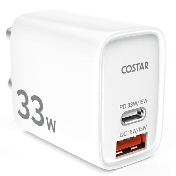 33W Dual Port Fast Charger