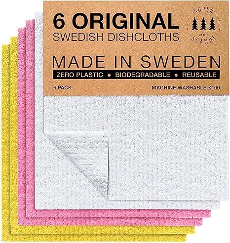 Swedish Dishcloths Eco Friendly Reusable