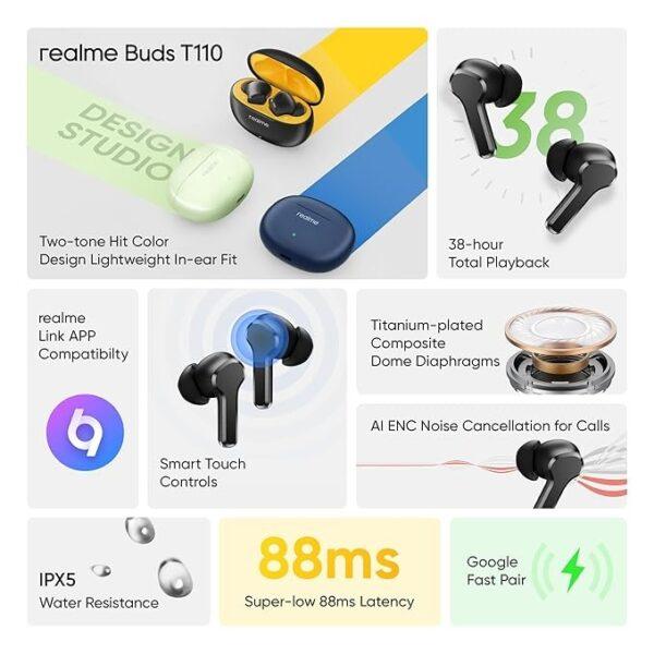 open box realme Buds T110