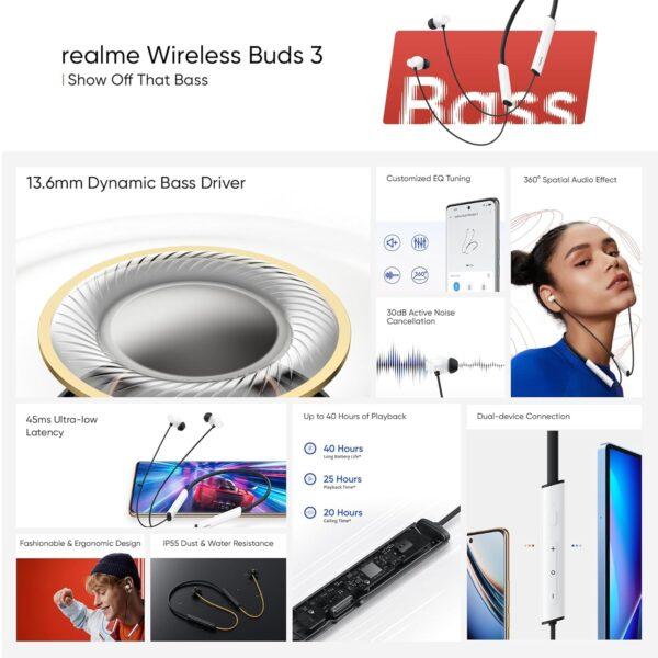 realme Buds Wireless 3 neckband