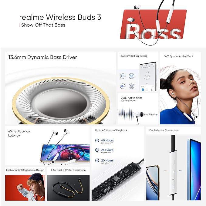 realme Buds Wireless 3 Headphone realme Buds Wireless 3 Headphone